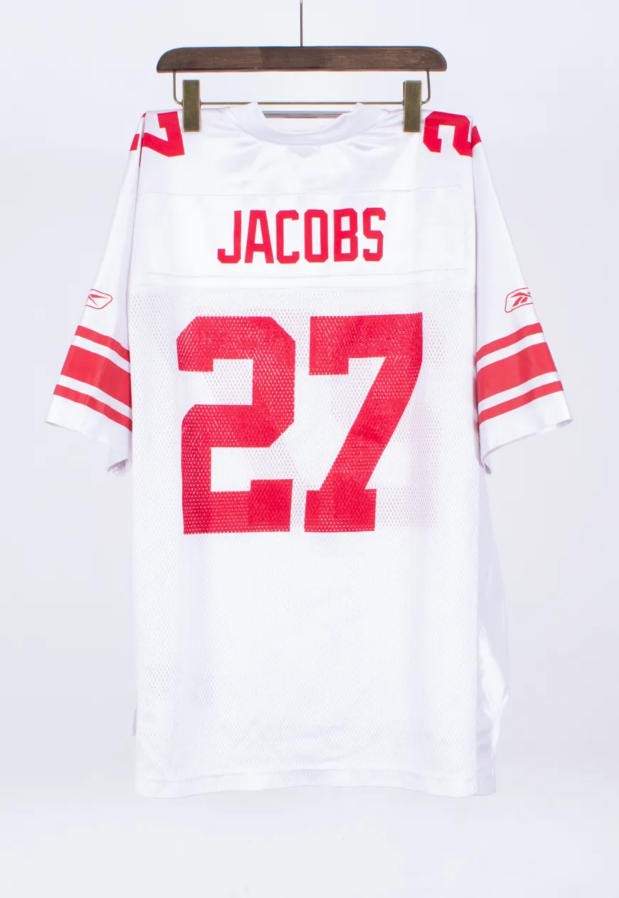 Vintage Reebok Jersey NFL Giants Jacobs #27 | Vintage Online Store