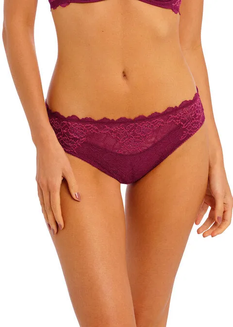 Wacoal - Lace Perfection Bikini | Red Plum