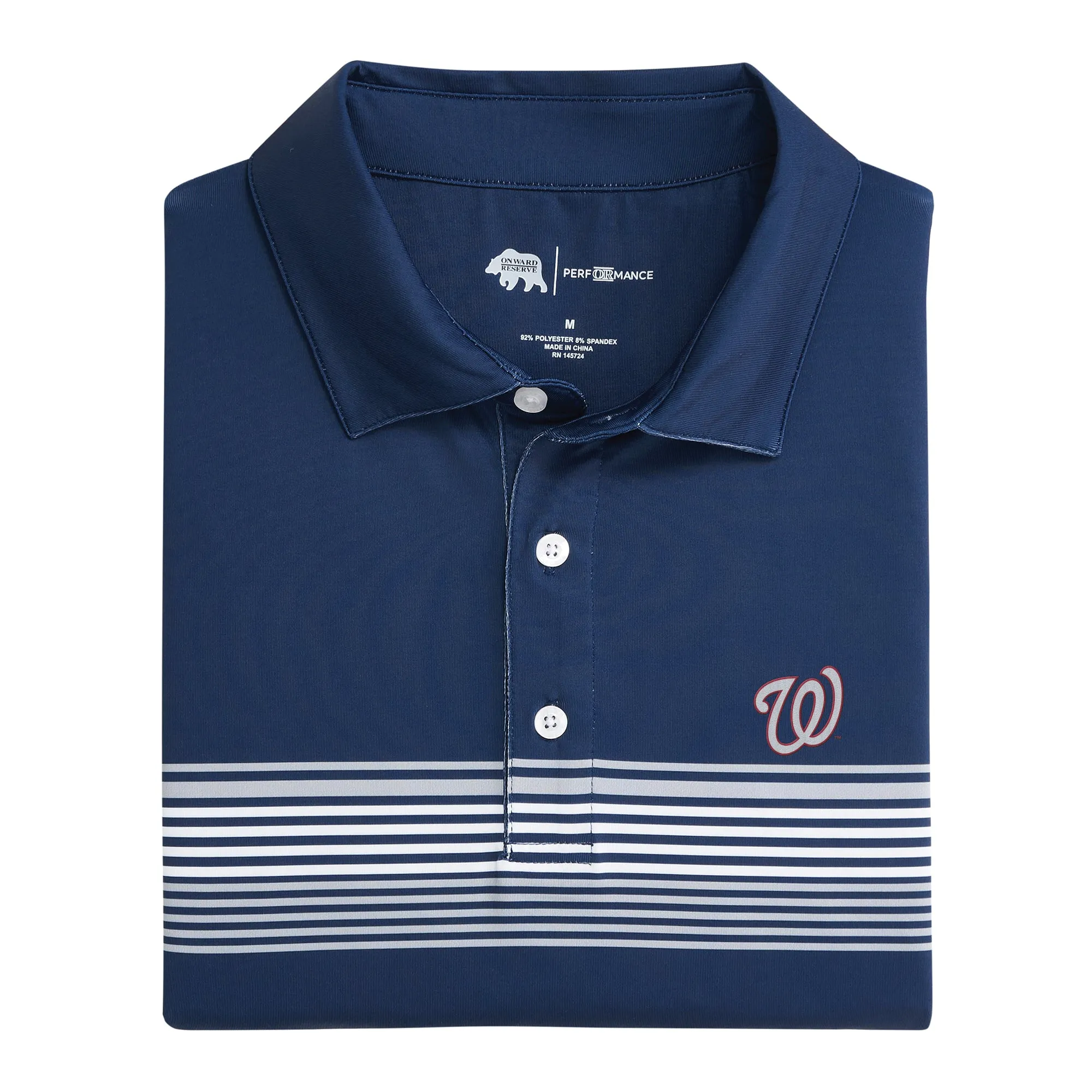 Washington Nationals Prestwick Printed Performance Polo