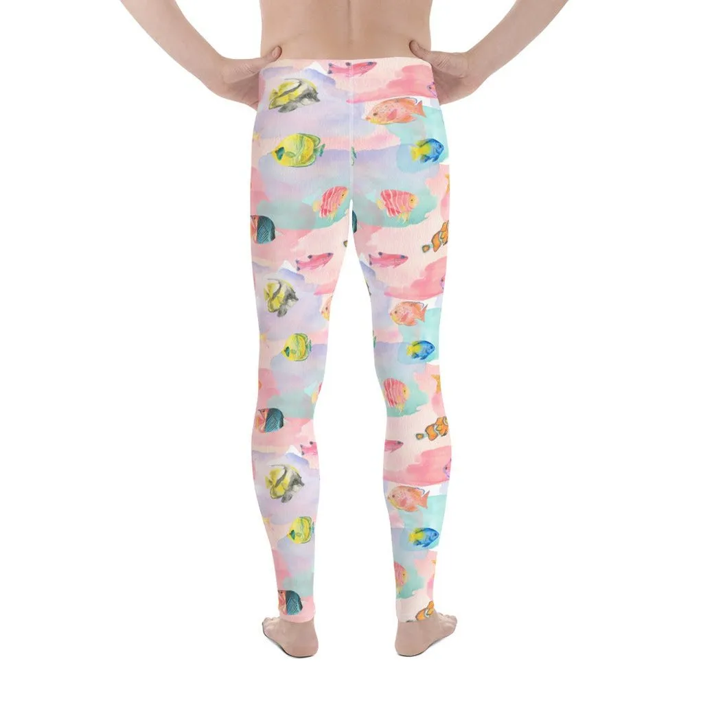 Watercolor Fish Men's Leggings