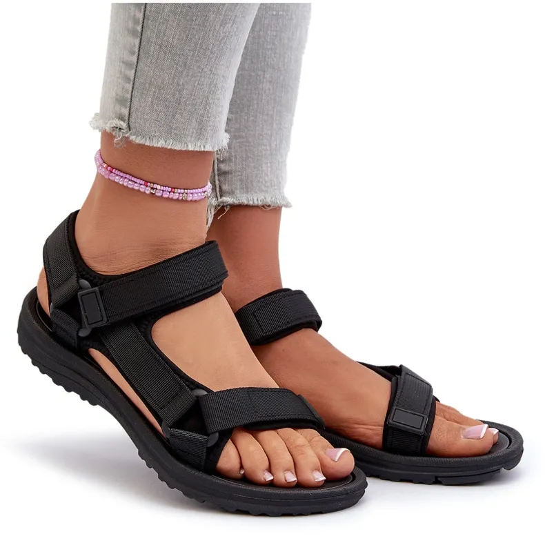 Women's Lightweight Sports Sandals Black Lumeria