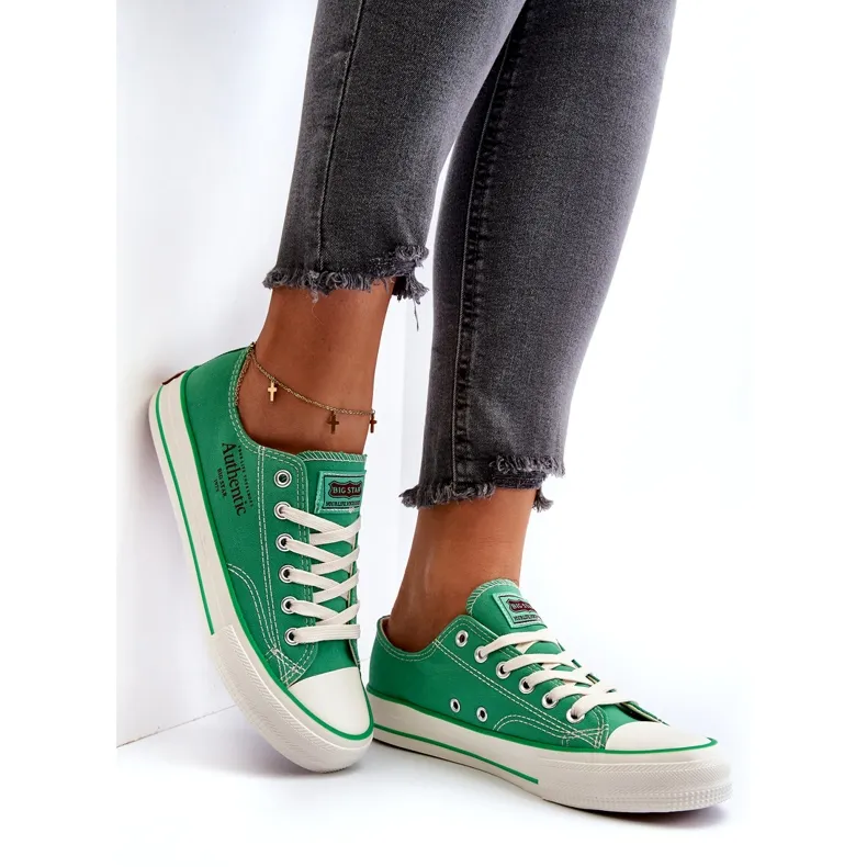 Women's Sneakers Big Star NN274240 Green