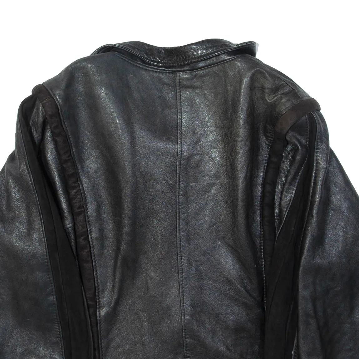 Womens Biker Jacket Black Leather S