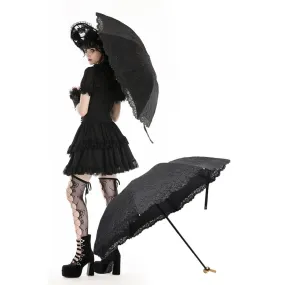 Women's Gothic Floral Embroidered Umbrella