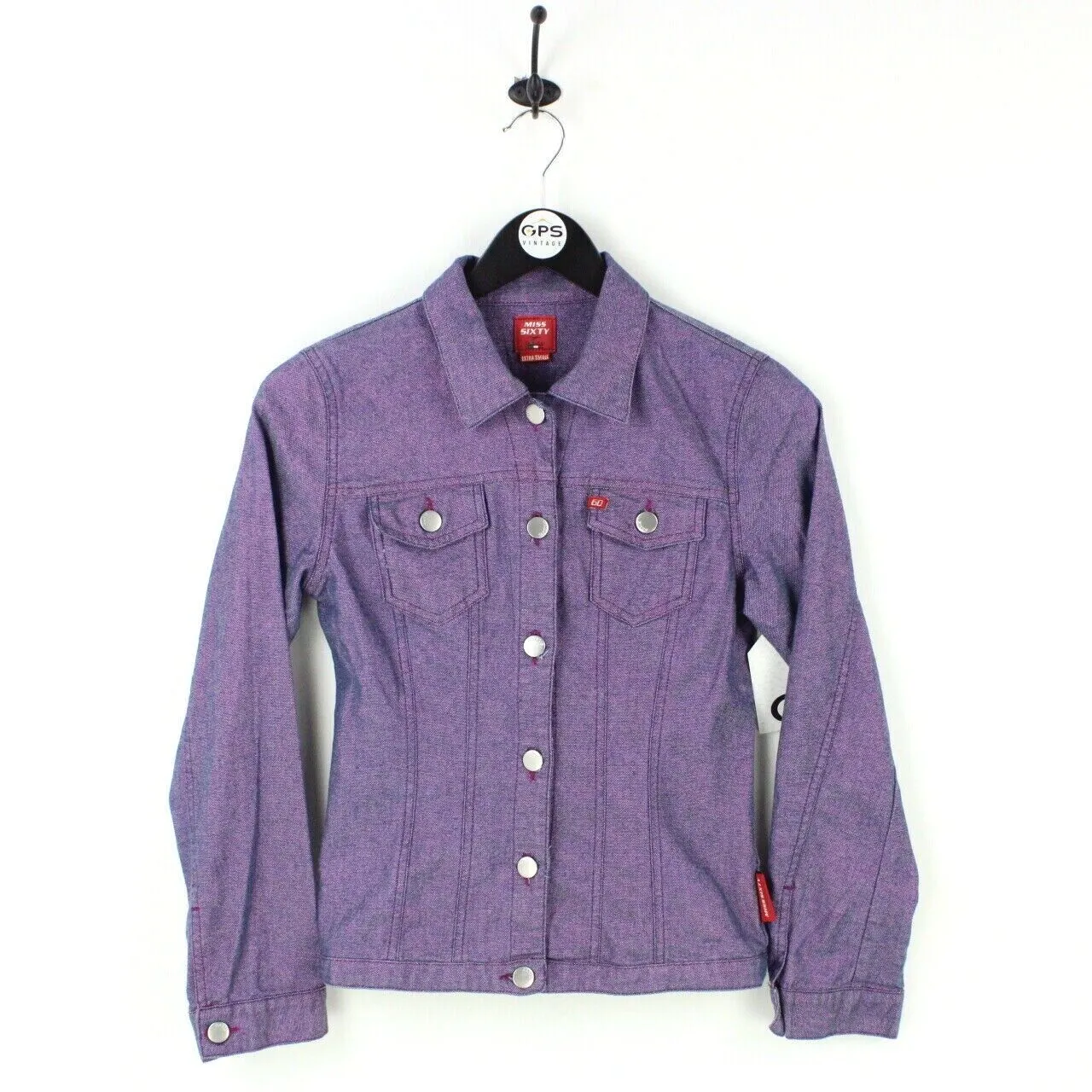 Womens MISS SIXTY Denim Jacket Purple | XS